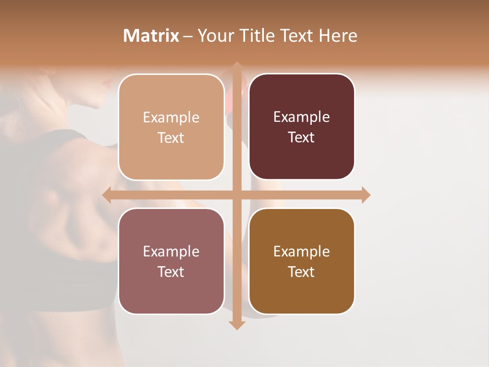 Barbells Workout Young PowerPoint Template