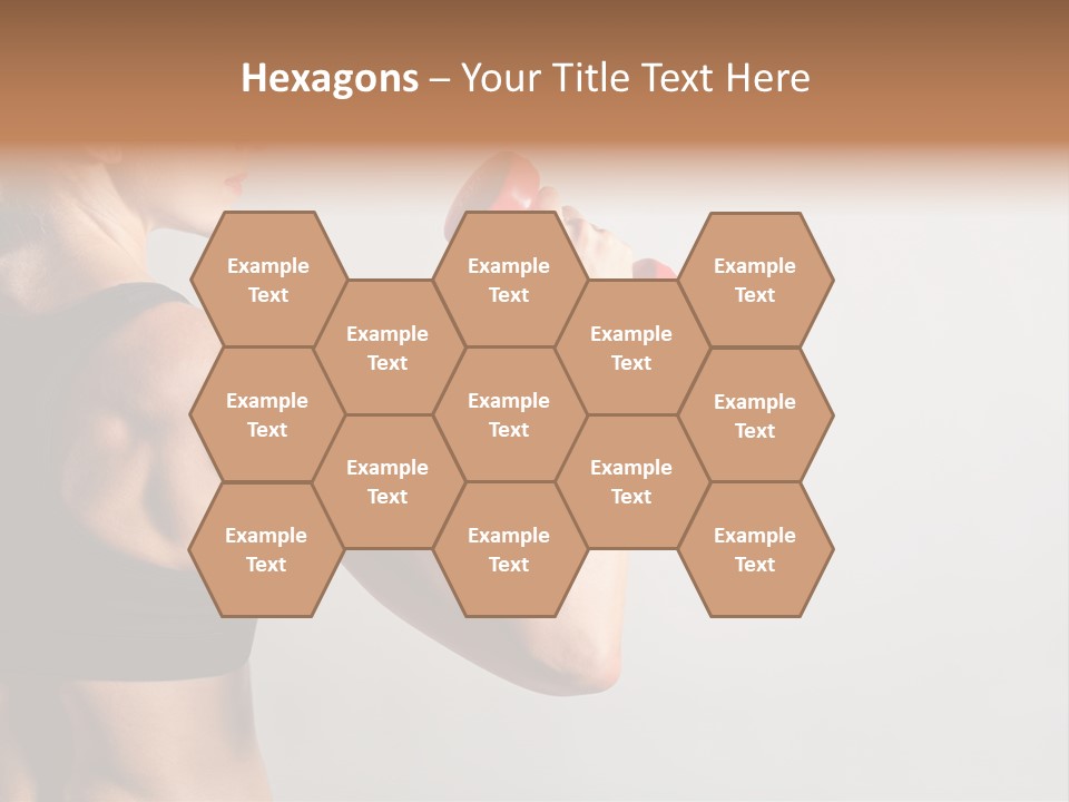 Barbells Workout Young PowerPoint Template