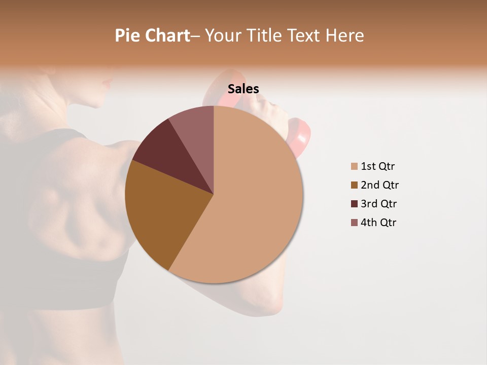 Barbells Workout Young PowerPoint Template