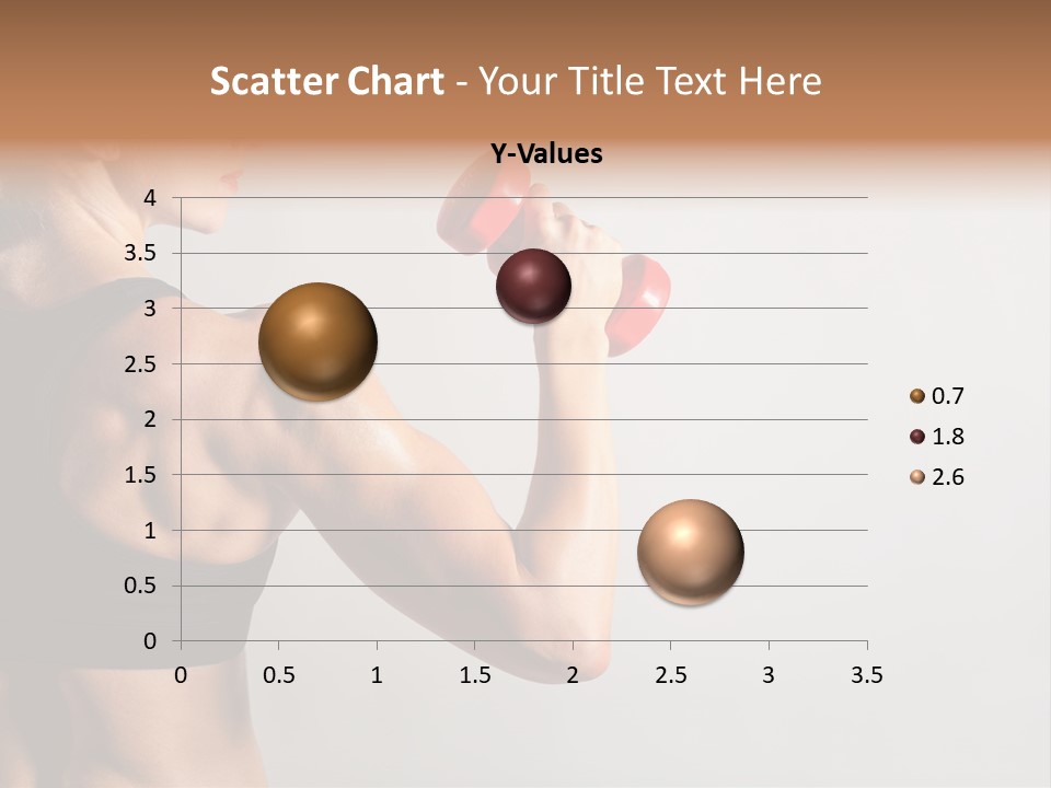 Barbells Workout Young PowerPoint Template