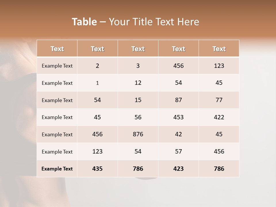 Barbells Workout Young PowerPoint Template