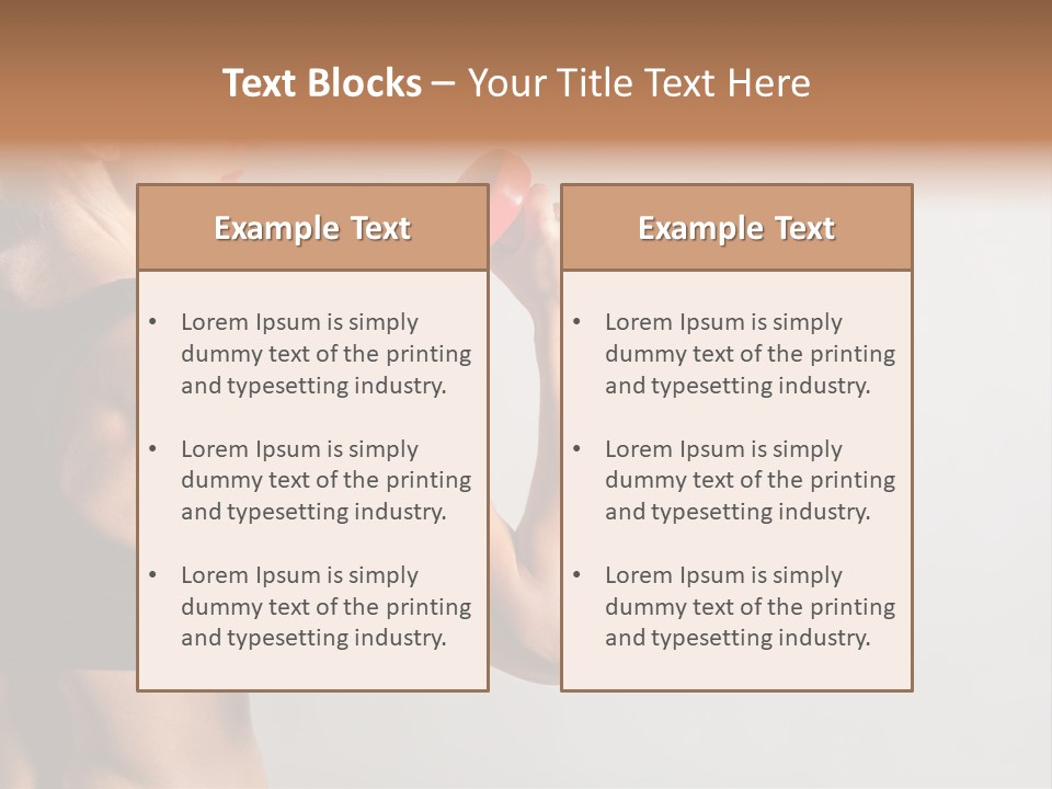 Barbells Workout Young PowerPoint Template