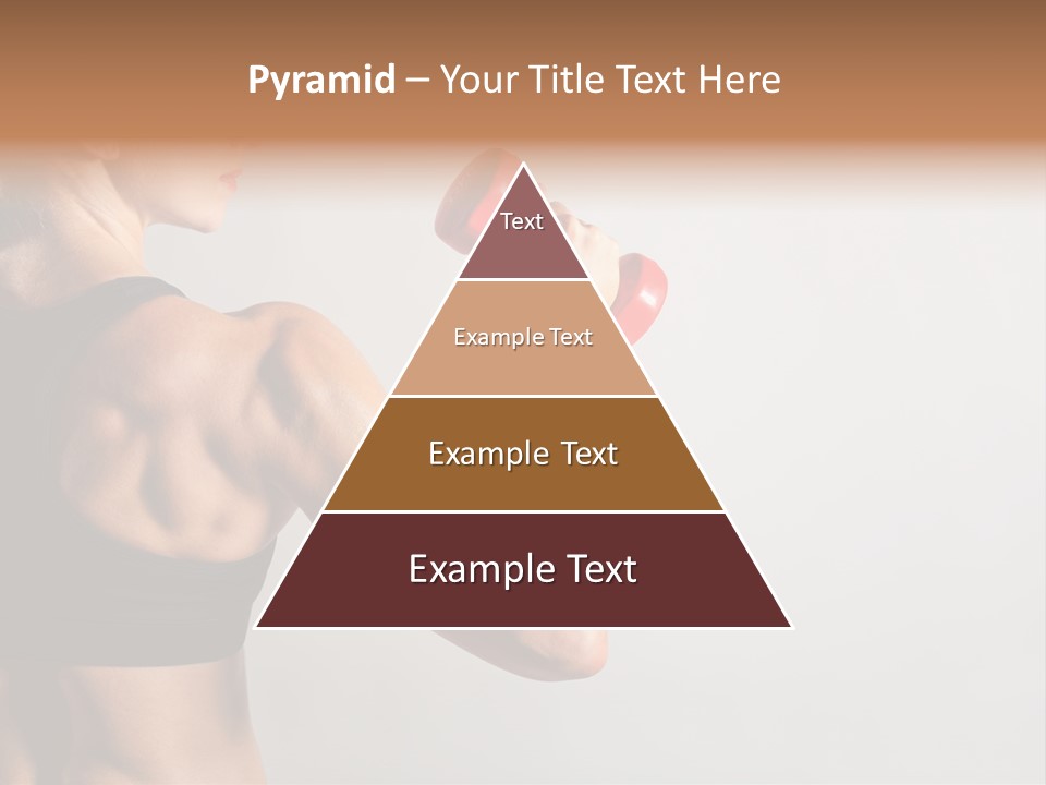 Barbells Workout Young PowerPoint Template