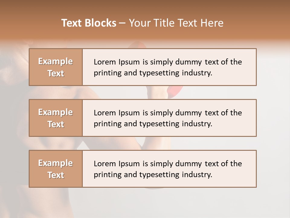 Barbells Workout Young PowerPoint Template