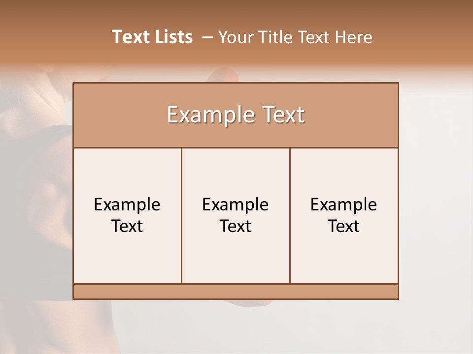 Barbells Workout Young PowerPoint Template