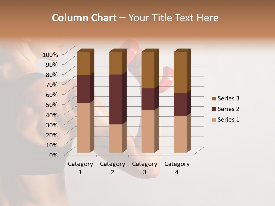 Barbells Workout Young PowerPoint Template