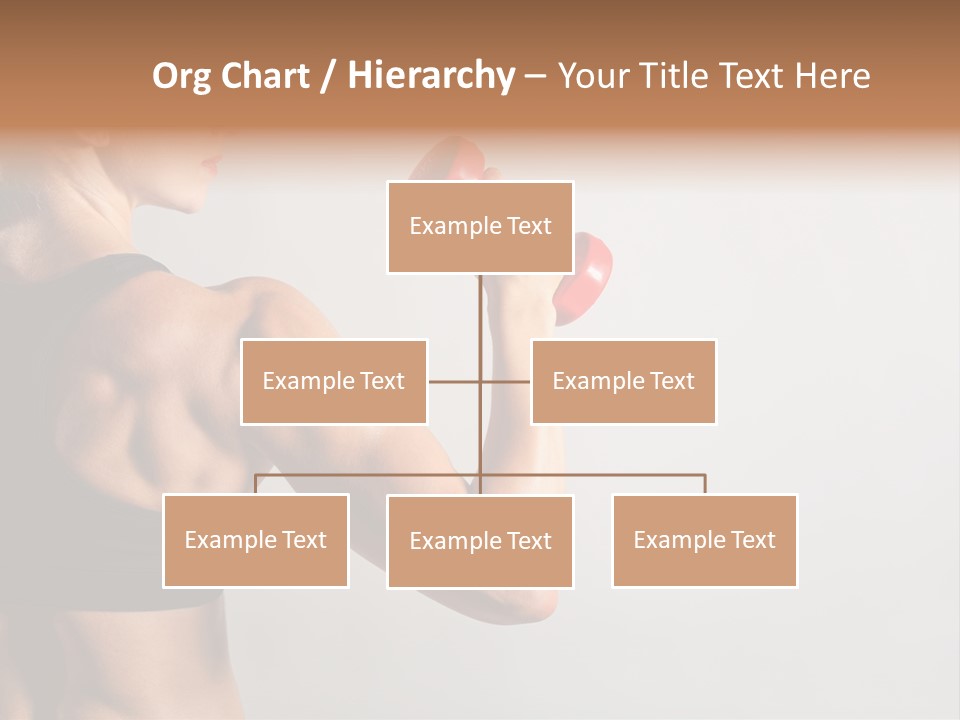 Barbells Workout Young PowerPoint Template