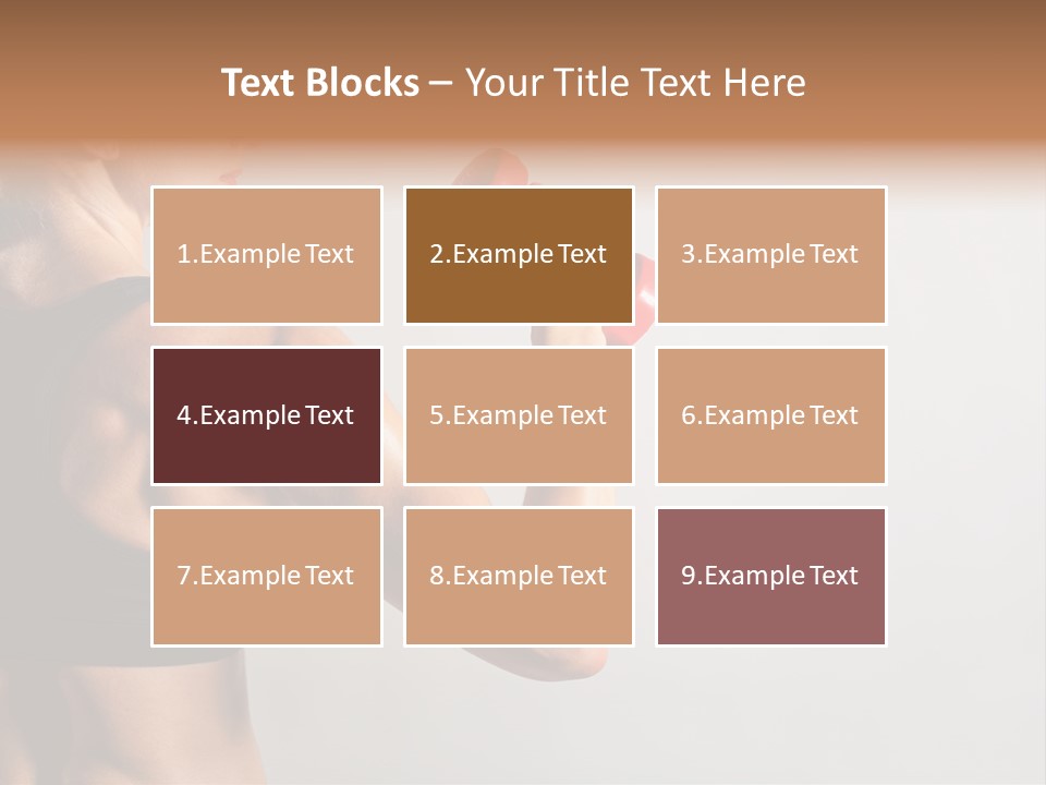 Barbells Workout Young PowerPoint Template