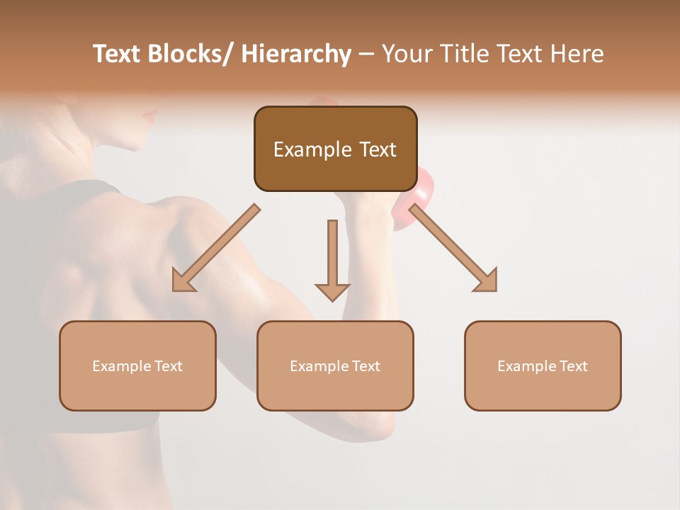 Barbells Workout Young PowerPoint Template