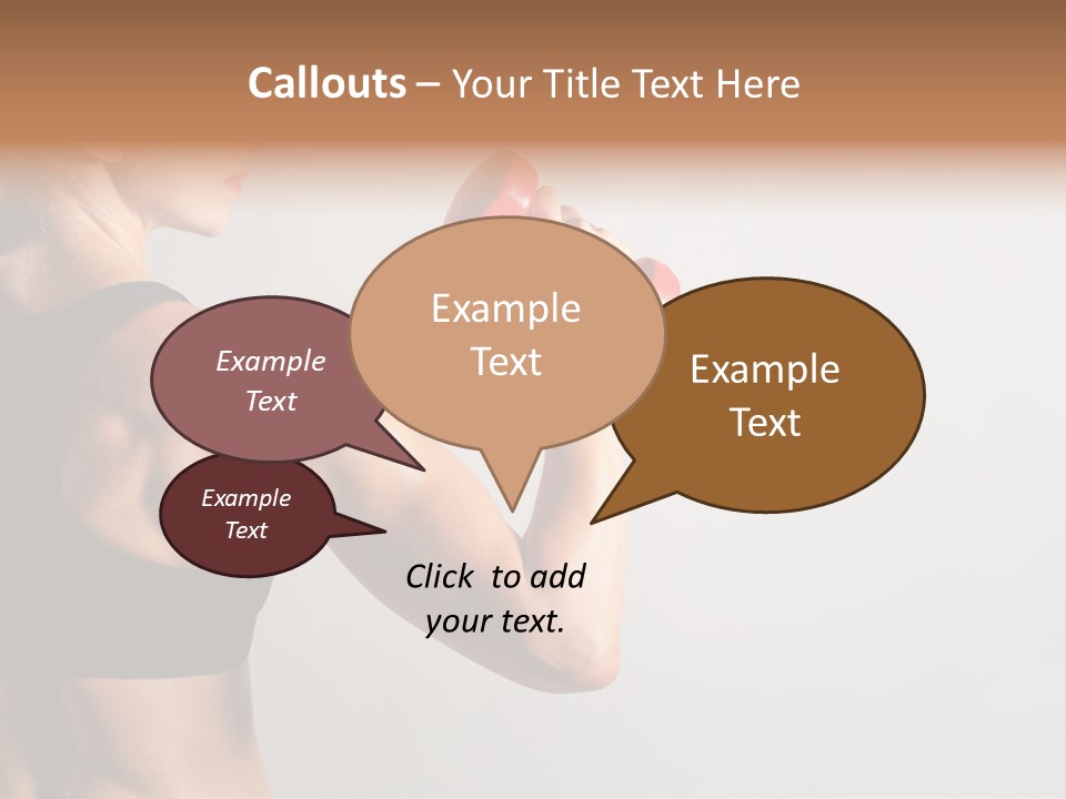 Barbells Workout Young PowerPoint Template