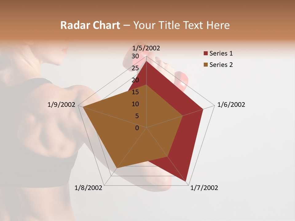 Barbells Workout Young PowerPoint Template