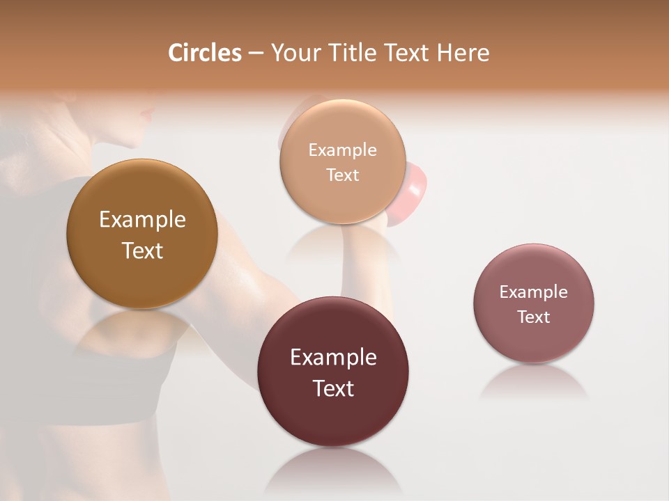 Barbells Workout Young PowerPoint Template