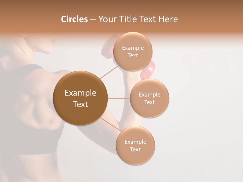 Barbells Workout Young PowerPoint Template