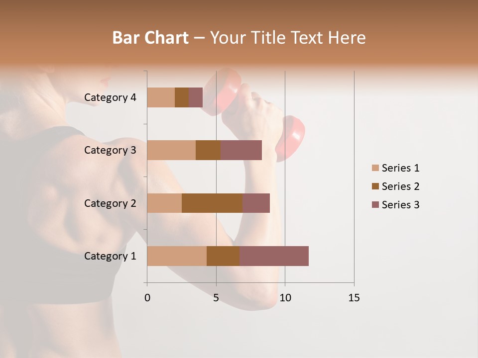 Barbells Workout Young PowerPoint Template