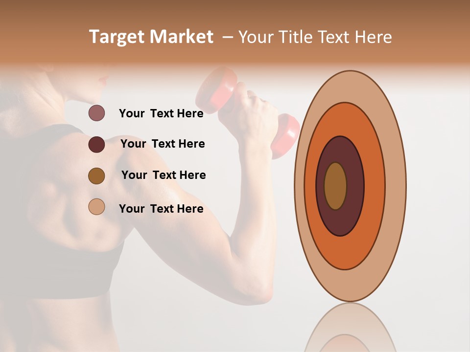 Barbells Workout Young PowerPoint Template