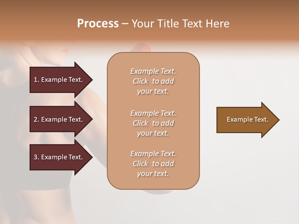 Barbells Workout Young PowerPoint Template