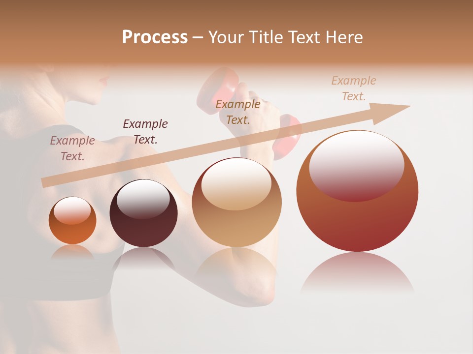 Barbells Workout Young PowerPoint Template