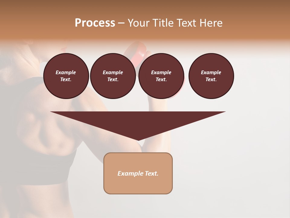 Barbells Workout Young PowerPoint Template