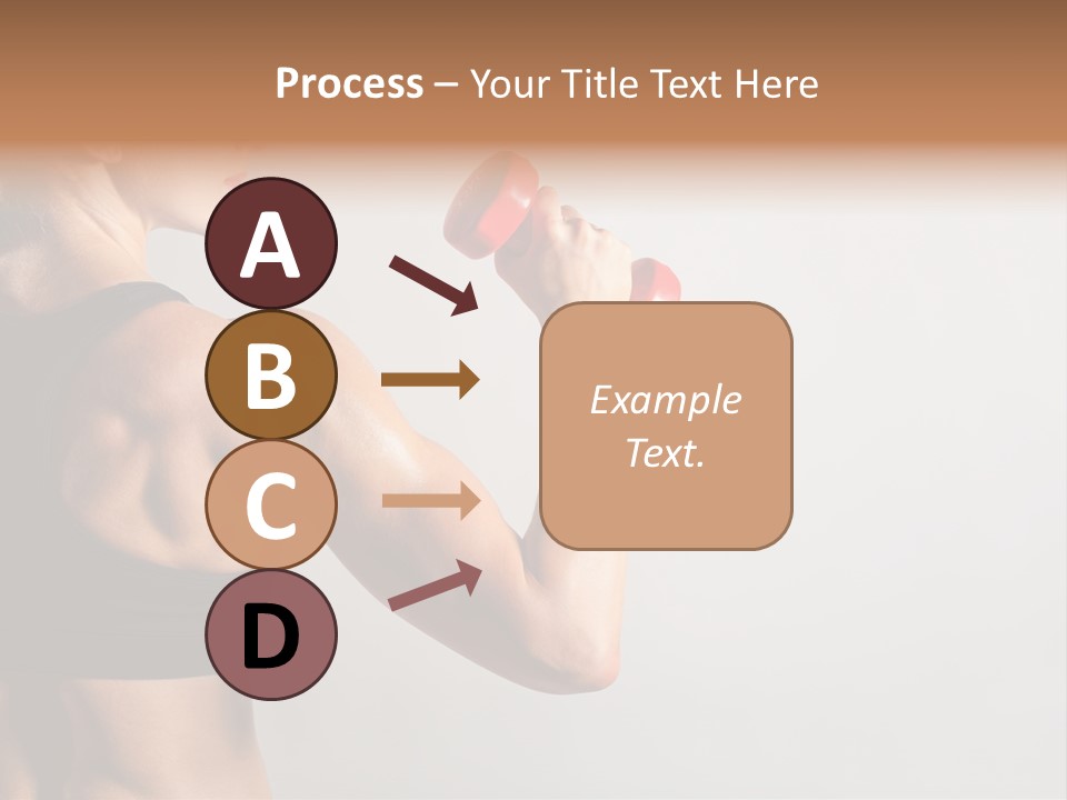 Barbells Workout Young PowerPoint Template