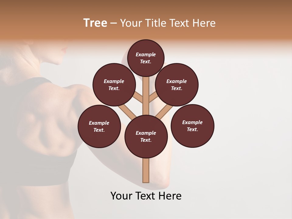 Barbells Workout Young PowerPoint Template