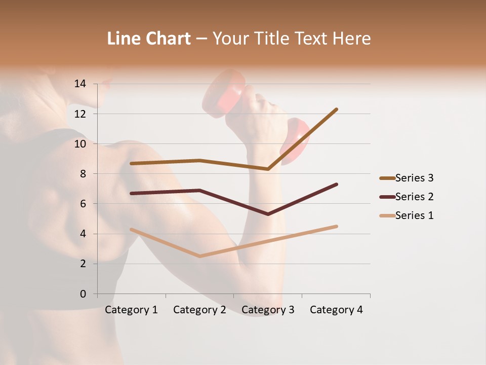 Barbells Workout Young PowerPoint Template