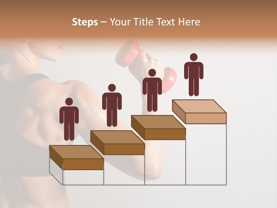 Barbells Workout Young PowerPoint Template