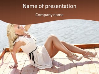 Blur Joy Standing PowerPoint Template