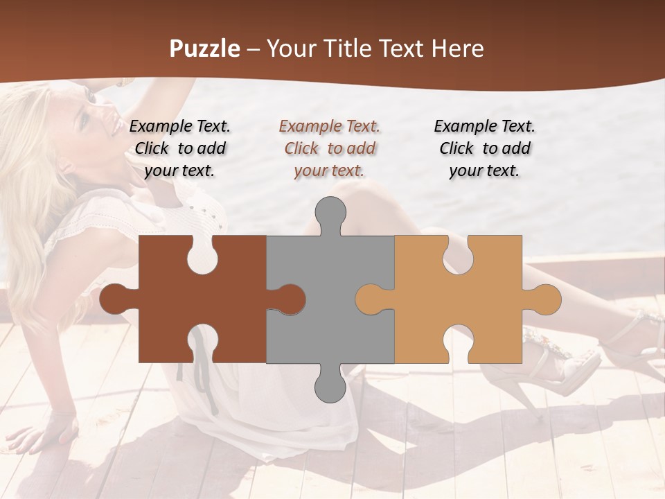 Blur Joy Standing PowerPoint Template