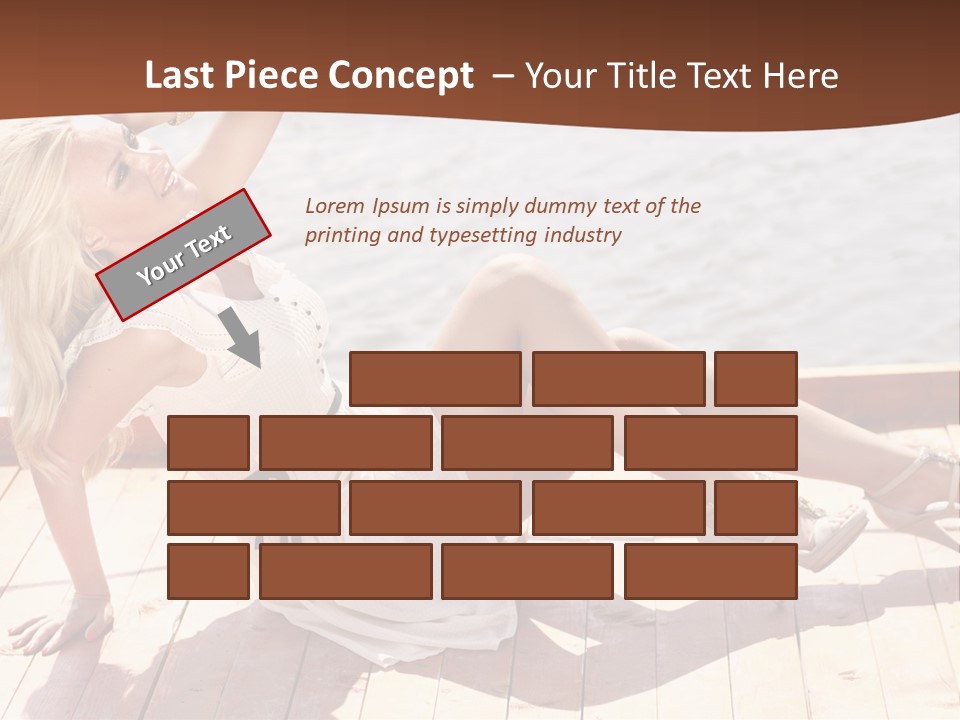 Blur Joy Standing PowerPoint Template