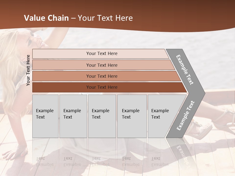Blur Joy Standing PowerPoint Template
