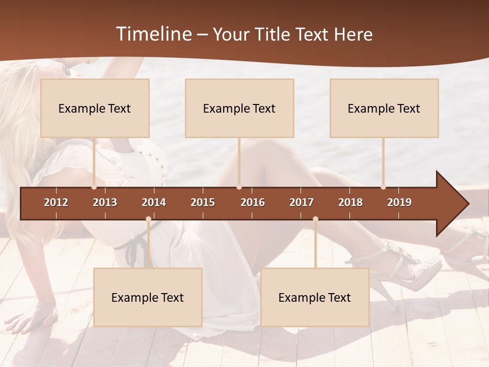 Blur Joy Standing PowerPoint Template