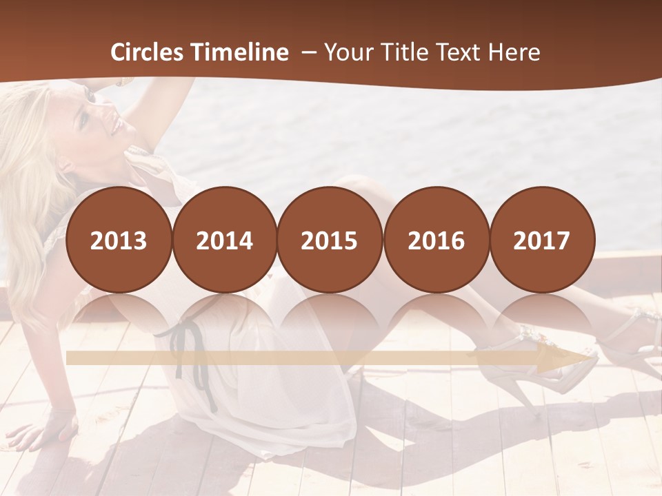 Blur Joy Standing PowerPoint Template