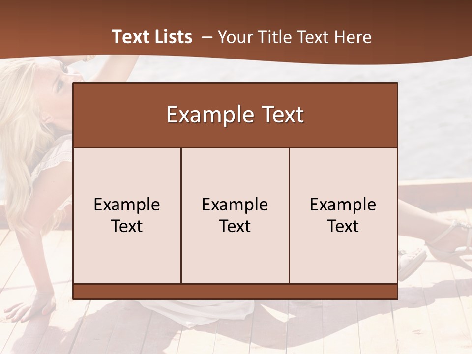 Blur Joy Standing PowerPoint Template