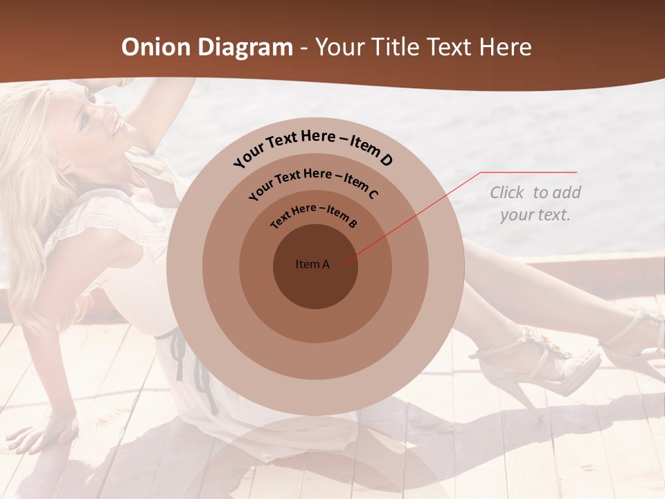 Blur Joy Standing PowerPoint Template