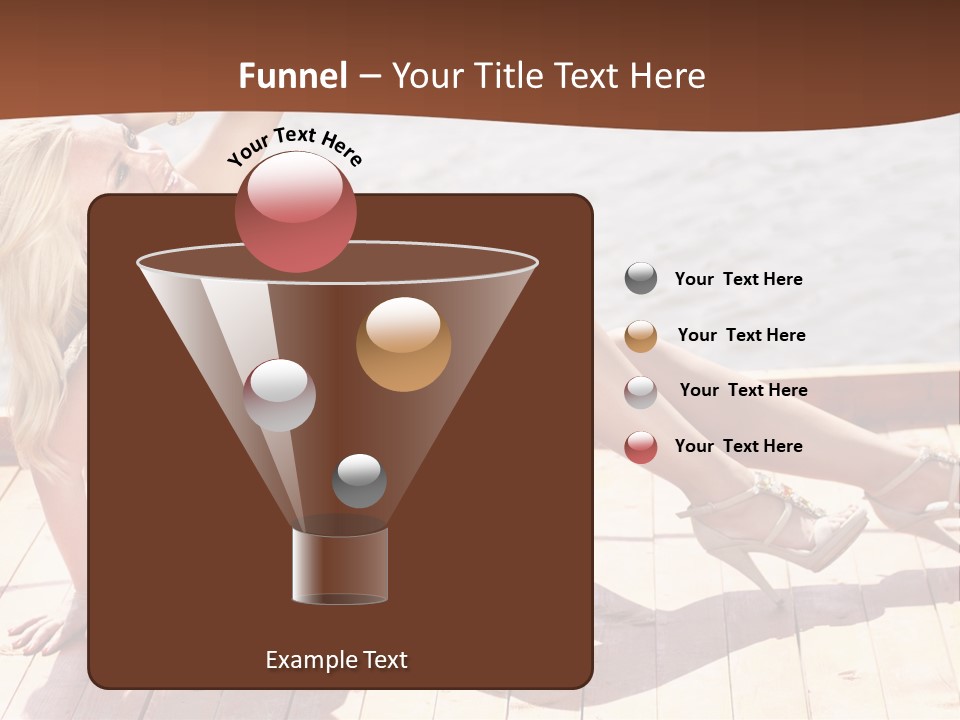 Blur Joy Standing PowerPoint Template