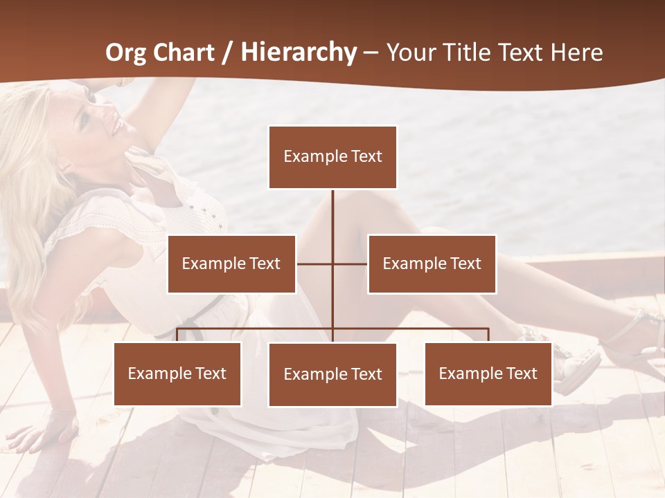 Blur Joy Standing PowerPoint Template