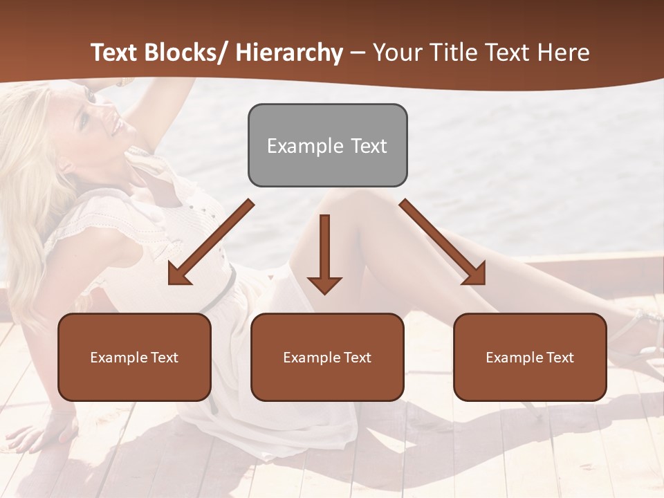 Blur Joy Standing PowerPoint Template