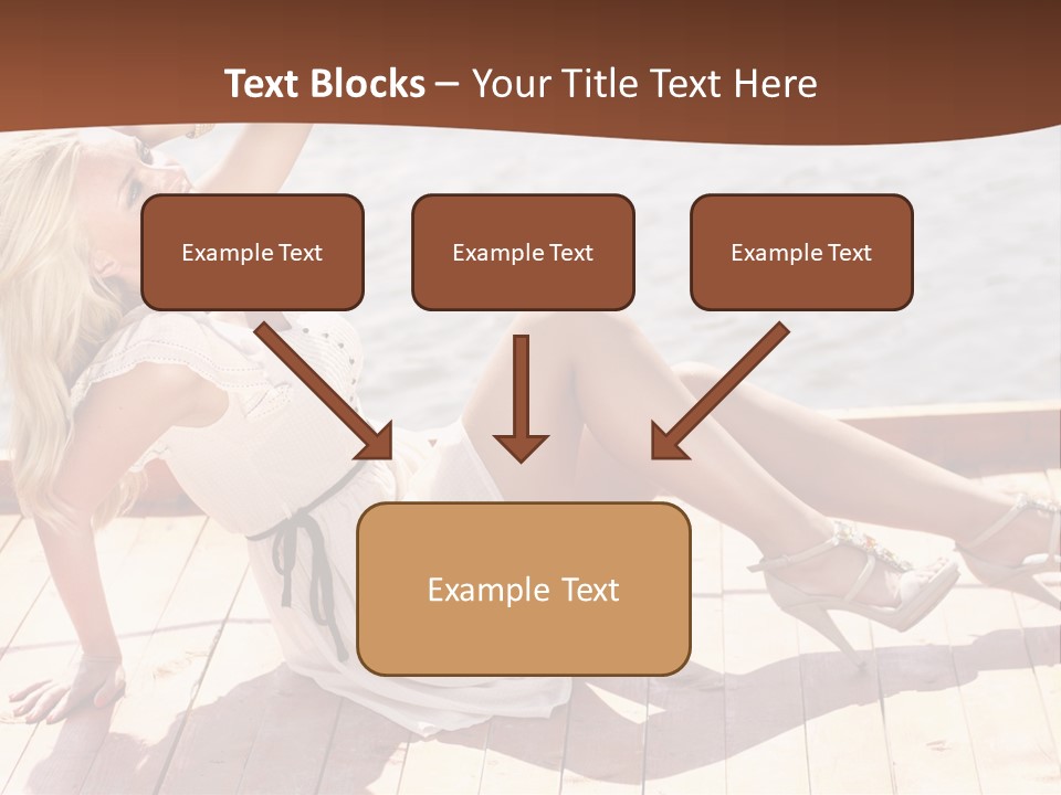 Blur Joy Standing PowerPoint Template