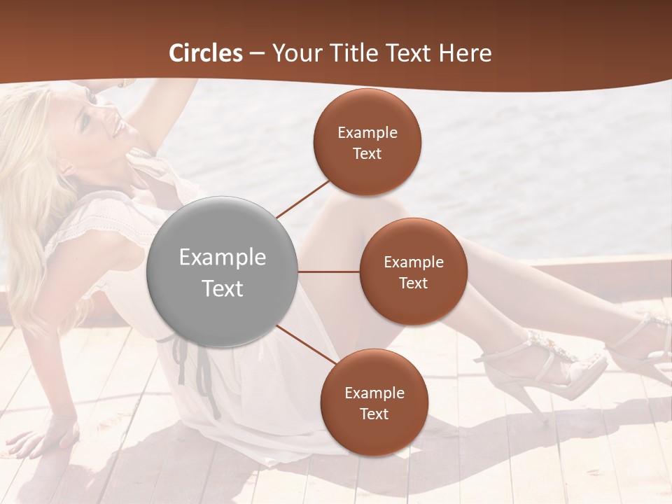 Blur Joy Standing PowerPoint Template