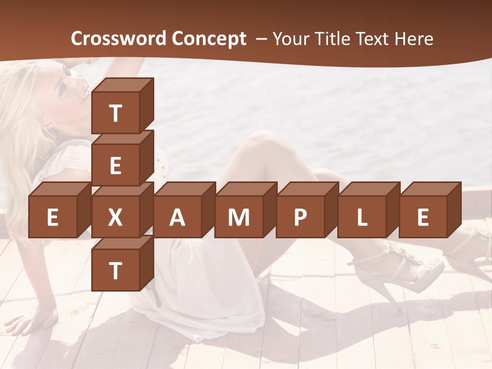 Blur Joy Standing PowerPoint Template