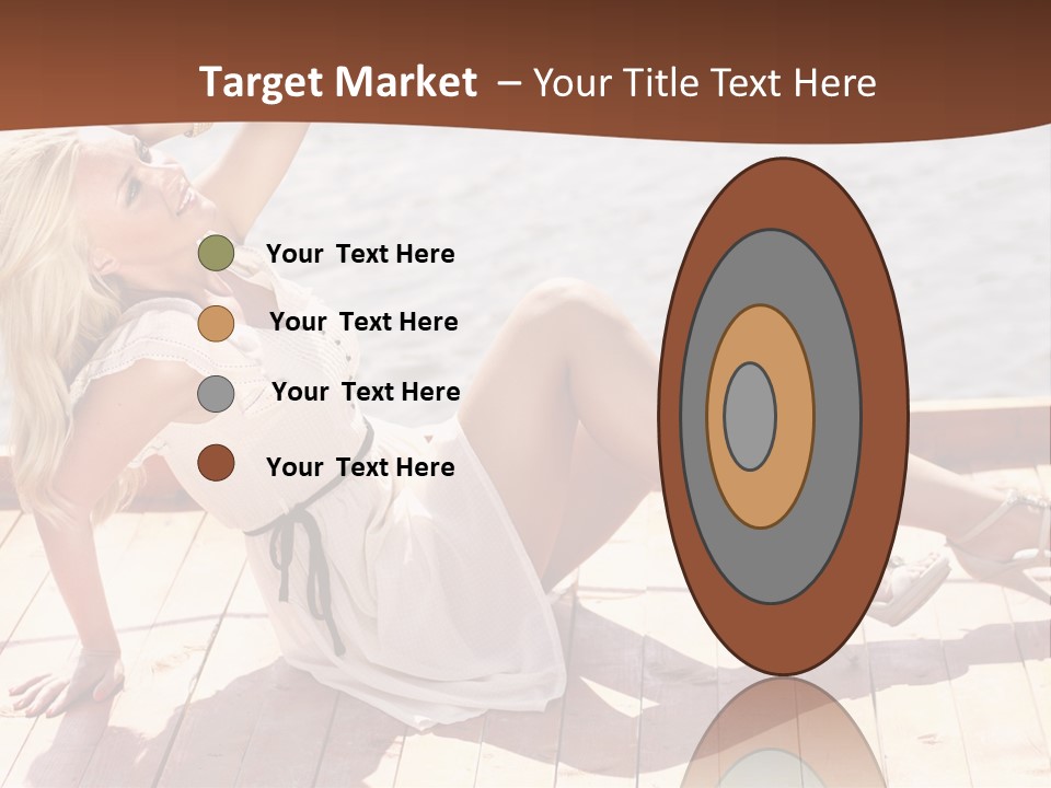 Blur Joy Standing PowerPoint Template