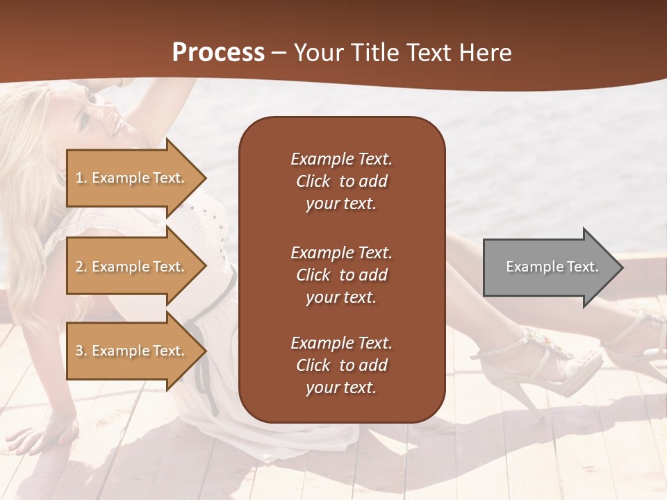 Blur Joy Standing PowerPoint Template