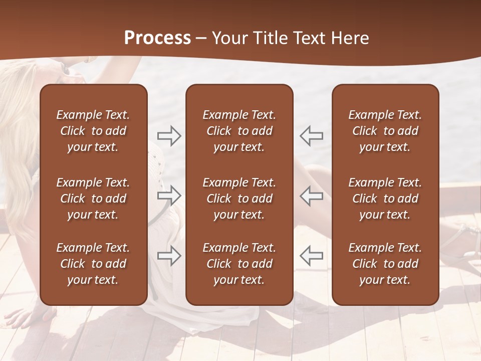 Blur Joy Standing PowerPoint Template