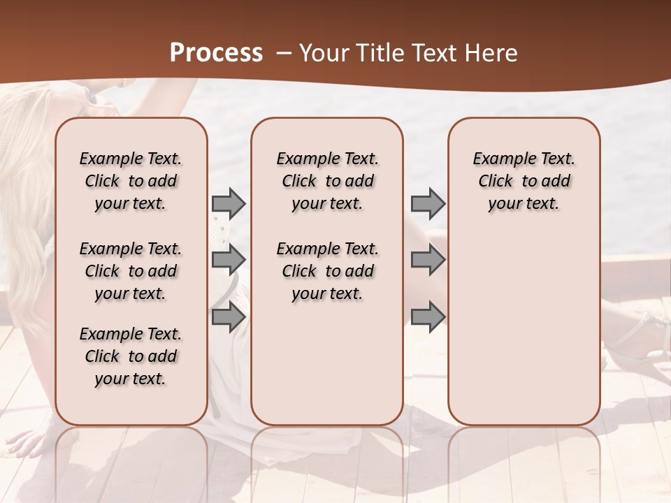 Blur Joy Standing PowerPoint Template