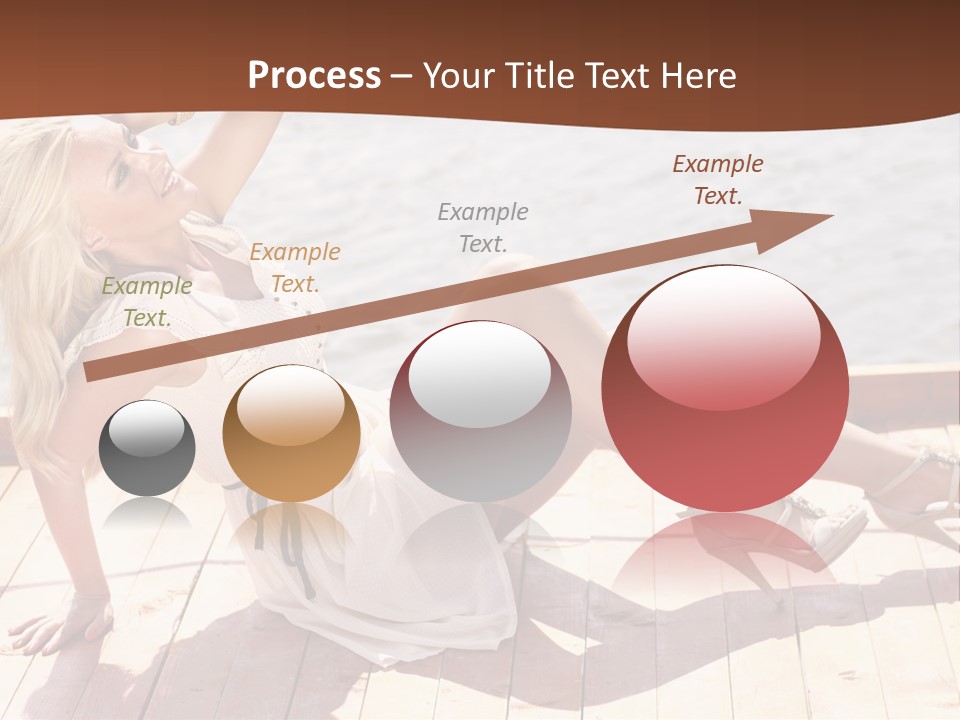 Blur Joy Standing PowerPoint Template