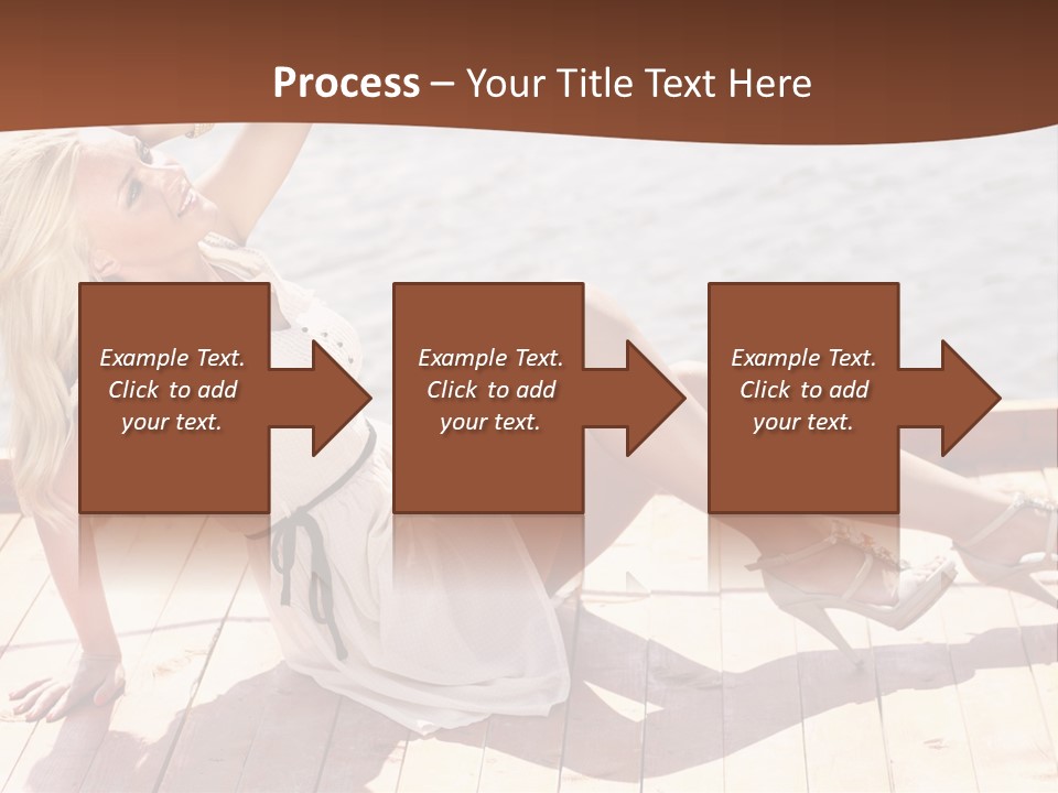 Blur Joy Standing PowerPoint Template