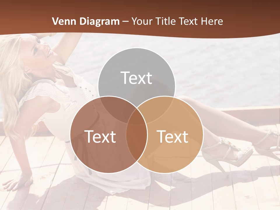 Blur Joy Standing PowerPoint Template