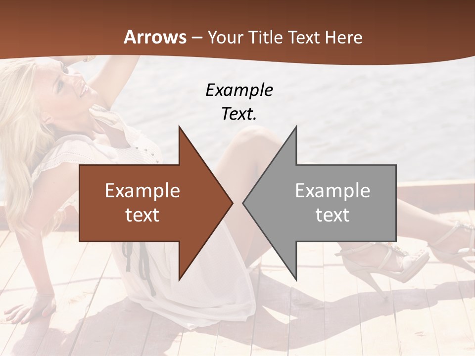 Blur Joy Standing PowerPoint Template