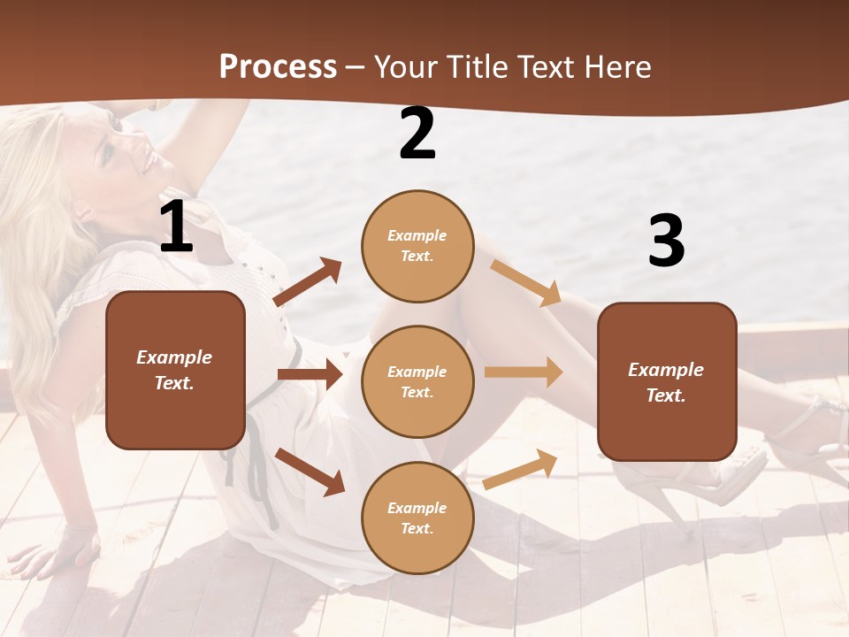Blur Joy Standing PowerPoint Template