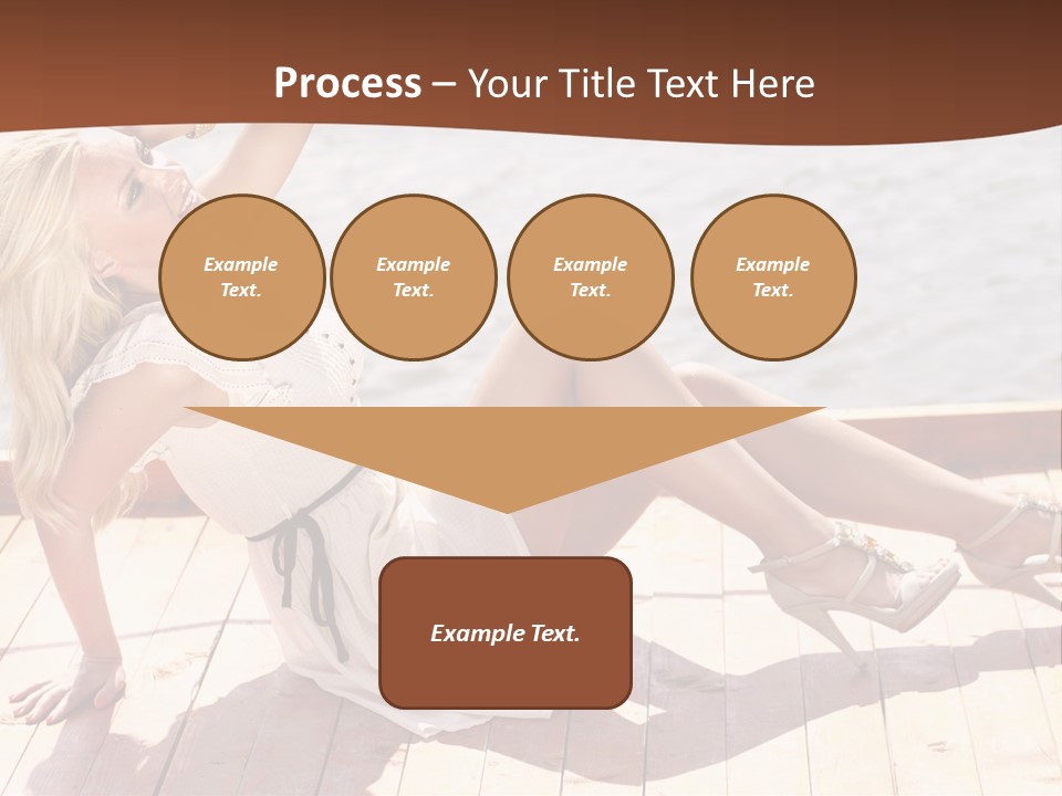 Blur Joy Standing PowerPoint Template